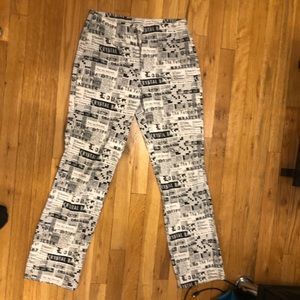 Urban Outfitters Newspaper Pants